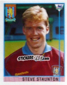 Figurina Steve Staunton - Premier League Inglese 1995-1996 - Merlin