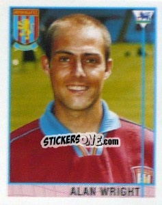 Sticker Alan Wright - Premier League Inglese 1995-1996 - Merlin