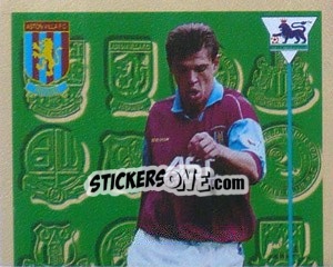Sticker Savo Milosevic (Leading Player 1/2) - Premier League Inglese 1995-1996 n. 477 - Merlin