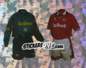 Figurina Home Kits - Premier League Inglese 1995-1996 - Merlin