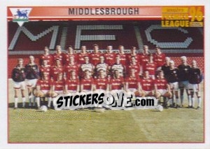 Sticker Team Photo - Premier League Inglese 1995-1996 n. 482 - Merlin