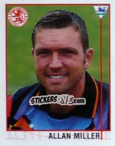 Sticker Allan Miller - Premier League Inglese 1995-1996 - Merlin