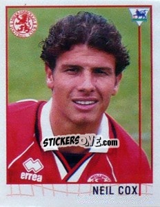 Cromo Neil Cox - Premier League Inglese 1995-1996 - Merlin