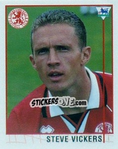 Figurina Steve Vickers - Premier League Inglese 1995-1996 - Merlin