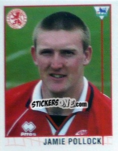 Cromo Jamie Pollock - Premier League Inglese 1995-1996 - Merlin