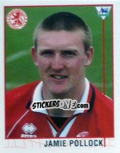 Cromo Jamie Pollock - Premier League Inglese 1995-1996 n. 493 - Merlin