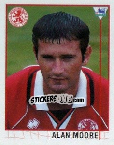 Cromo Alan Moore - Premier League Inglese 1995-1996 - Merlin