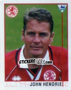 Sticker John Hendrie - Premier League Inglese 1995-1996 n. 497 - Merlin