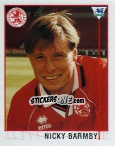 Sticker Nicky Barmby - Premier League Inglese 1995-1996 - Merlin