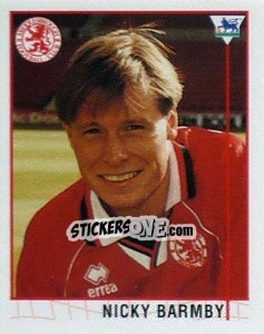 Sticker Nicky Barmby - Premier League Inglese 1995-1996 n. 499 - Merlin