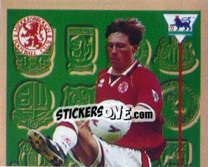 Figurina Nicky Barmby (Leading Player 1/2) - Premier League Inglese 1995-1996 - Merlin