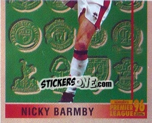 Cromo Nicky Barmby (Leading Player 2/2) - Premier League Inglese 1995-1996 - Merlin