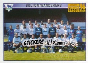 Sticker Team Photo - Premier League Inglese 1995-1996 n. 508 - Merlin