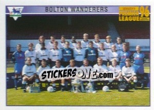 Sticker Team Photo - Premier League Inglese 1995-1996 - Merlin