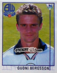 Sticker Gudni Bergsson - Premier League Inglese 1995-1996 n. 514 - Merlin