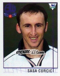 Sticker Sasa Curcic - Premier League Inglese 1995-1996 - Merlin