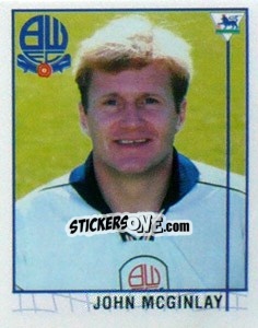 Cromo John McGinlay - Premier League Inglese 1995-1996 - Merlin