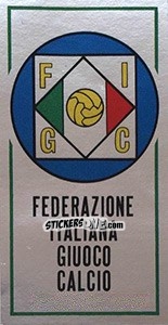 Sticker Scudetto FIGC - Calciatori 1974-1975 n. 3 - Panini