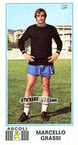 Sticker Marcello Grassi - Calciatori 1974-1975 - Panini