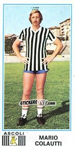 Cromo Mario Colautti - Calciatori 1974-1975 - Panini