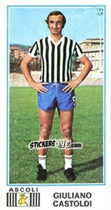 Sticker Giuliano Castoldi - Calciatori 1974-1975 n. 10 - Panini
