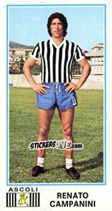Sticker Renato Campanini - Calciatori 1974-1975 n. 16 - Panini