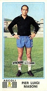 Sticker Pier Luigi Masoni - Calciatori 1974-1975 n. 17 - Panini