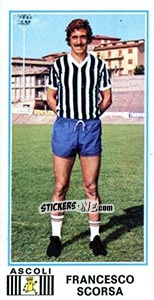 Sticker Francesco Scorsa - Calciatori 1974-1975 n. 19 - Panini