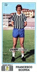 Figurina Francesco Scorsa - Calciatori 1974-1975 - Panini