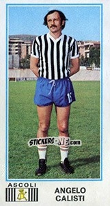 Cromo Angelo Calisti - Calciatori 1974-1975 - Panini