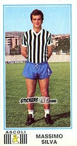 Figurina Massimo Silva - Calciatori 1974-1975 - Panini