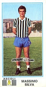 Sticker Massimo Silva - Calciatori 1974-1975 n. 23 - Panini