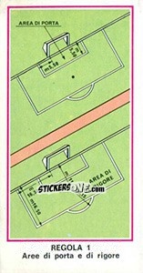 Sticker Regola 1 - Calciatori 1974-1975 n. 32 - Panini