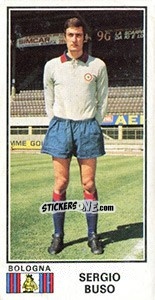 Cromo Sergio Buso - Calciatori 1974-1975 - Panini