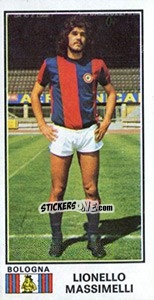 Cromo Lionello Massimelli - Calciatori 1974-1975 - Panini