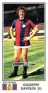 Cromo Giuseppe Savoldi - Calciatori 1974-1975 - Panini