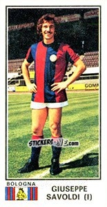 Figurina Giuseppe Savoldi - Calciatori 1974-1975 - Panini