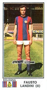 Sticker Fausto Landini - Calciatori 1974-1975 n. 55 - Panini