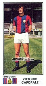 Sticker Vittorio Caporale - Calciatori 1974-1975 n. 58 - Panini