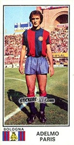 Sticker Adelmo Paris - Calciatori 1974-1975 n. 59 - Panini