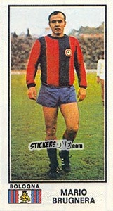Sticker Mario Brugnera - Calciatori 1974-1975 - Panini