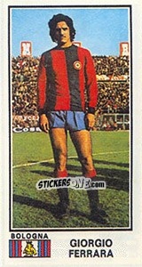 Sticker Giorgio Ferrara - Calciatori 1974-1975 n. 62 - Panini