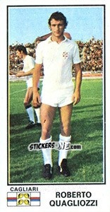 Sticker Roberto Quagliozzi - Calciatori 1974-1975 - Panini