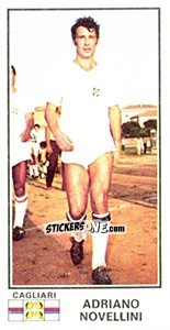 Sticker Adriano Novellini - Calciatori 1974-1975 n. 72 - Panini