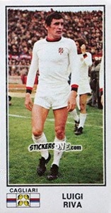 Sticker Luigi Riva - Calciatori 1974-1975 n. 74 - Panini