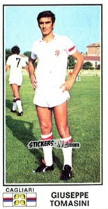 Sticker Giuseppe Tomasini - Calciatori 1974-1975 n. 78 - Panini