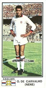 Sticker O. De Carvahlo (Nenè) - Calciatori 1974-1975 - Panini