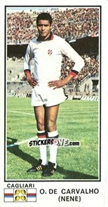 Sticker O. De Carvahlo (Nenè) - Calciatori 1974-1975 n. 79 - Panini