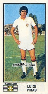 Sticker Luigi Piras - Calciatori 1974-1975 n. 81 - Panini