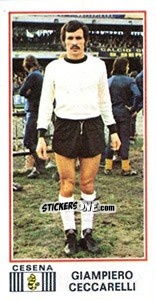 Sticker Giampiero Ceccarelli - Calciatori 1974-1975 - Panini